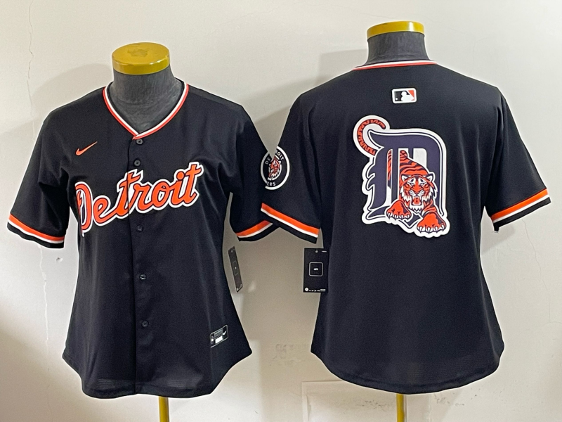 youth Detroit Tigers blank black Nike 2026 MLB Jersey 0408002
